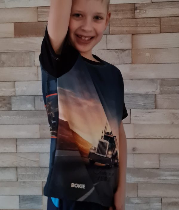Shirt "Roadtrip km" - Afbeelding 3