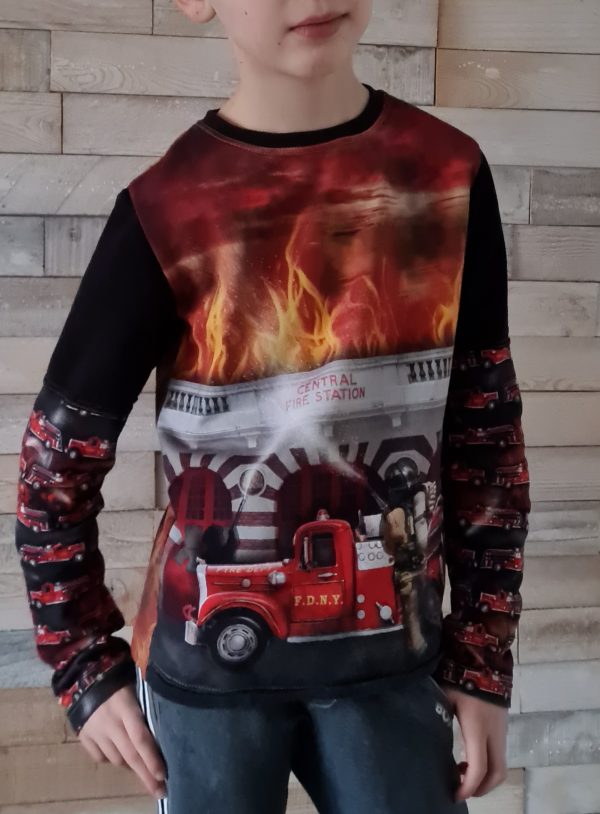 Longsleeve "Fire !! " - Afbeelding 2