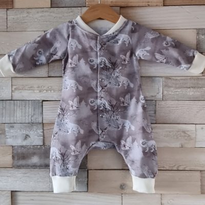 Jumpsuit "Witte vosjes"