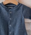Jumpsuit "Rib jeansblauw"