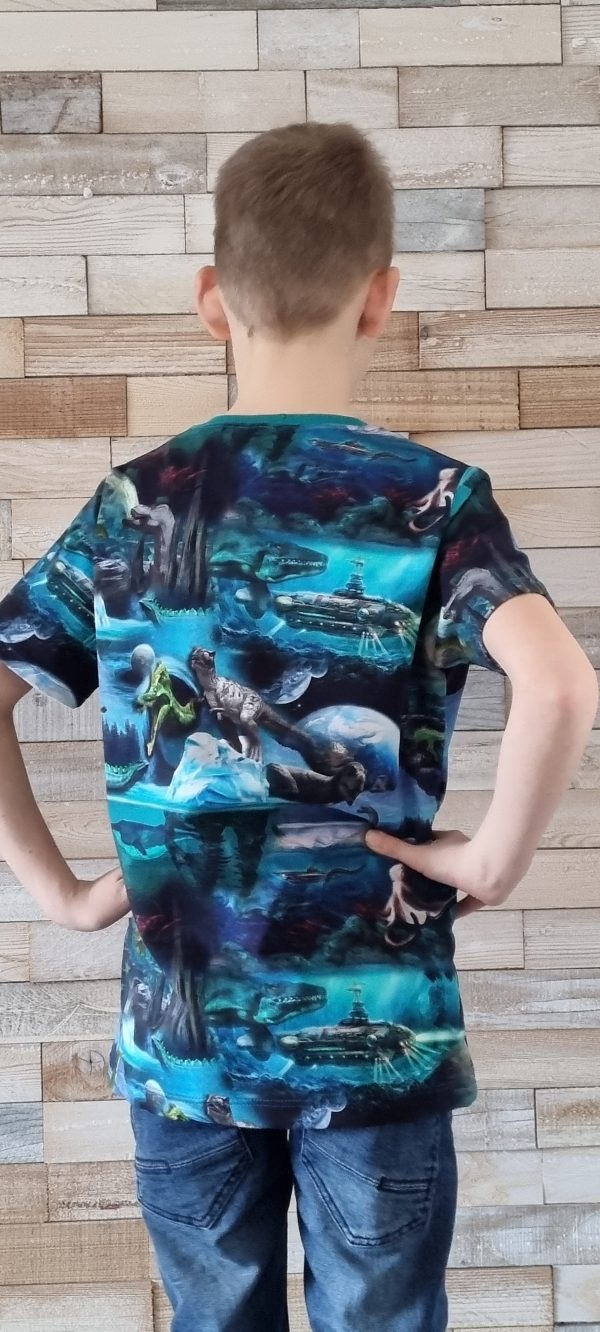 Shirt "Space dino 1" - Afbeelding 2