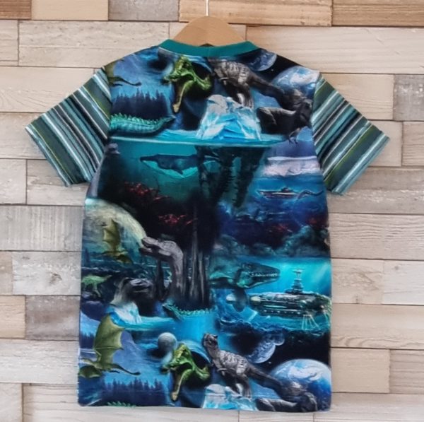 Shirt "Space dino 3" - Afbeelding 2