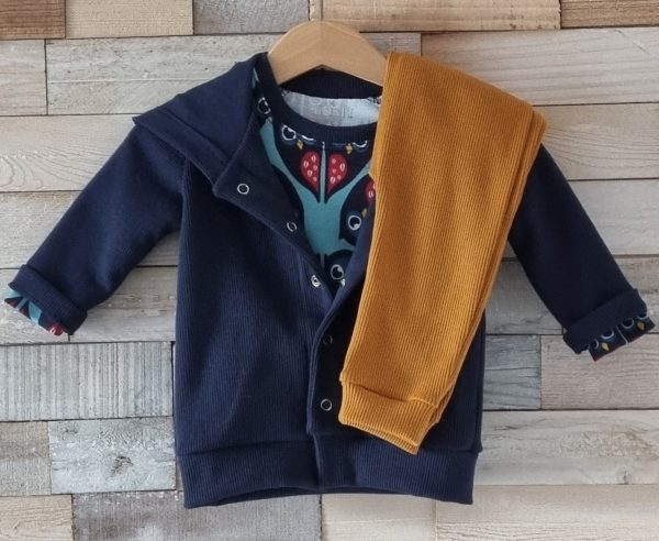 Baby ribbroekje "Oker" - Afbeelding 3