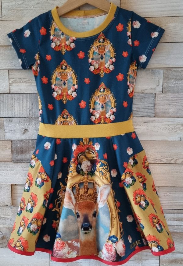 Jurk "Hert en eekhoorn"