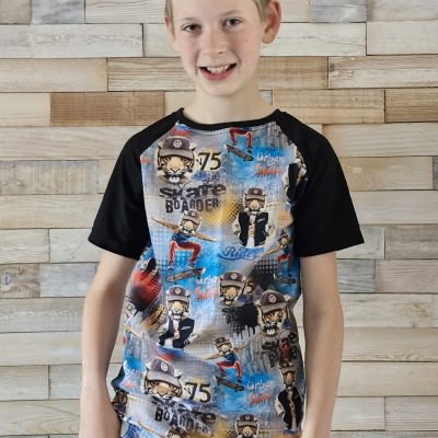 Shirt "skateboard tiger"