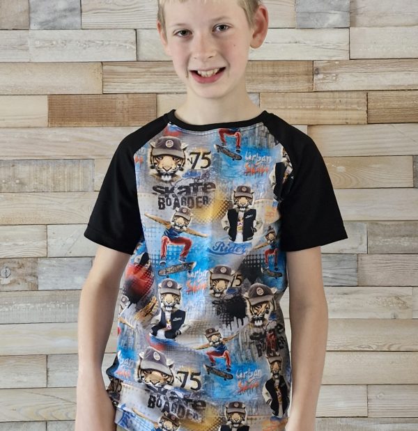 Shirt "skateboard tiger"