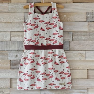 Jurk "Pink flamingo"