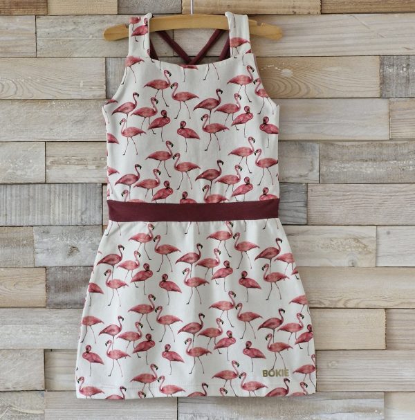 Jurk "Pink flamingo"